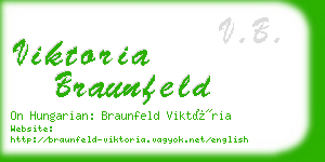 viktoria braunfeld business card